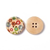 Round Painted 4-hole Basic Sewing Button NNA0Z9A-3
