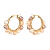 4 Pairs Vintage Natural Pearl Beads Earrings for Girl Women EJEW-JE04643-5