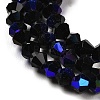 Opaque Solid Color Electroplate Glass Beads Strands LS-EGLA-A039-P2mm-L17-3