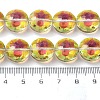 Electroplate Transparent Glass Beads Strands EGLA-M032-01A-HR01-3