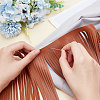   2 Meters PU Imitation Leather Tassels Trimming DIY-PH0010-44B-03-3