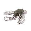 Natural Labradorite Pendants G-P484-05P-06-4