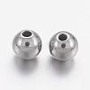 Stainless Steel Beads X-STAS-R033-4mm-2