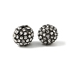 Alloy Rhinestone Beads RB-A034-10mm-A01B-3
