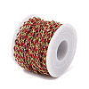Ion Plating(IP) 304 Stainless Steel Dapped Chains AJEW-Q150-09G-06-3