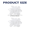 1Pair Flower Acrylic Stud Earrings EJEW-LP0008-005A-2