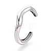 304 Stainless Steel Cuff Bangles for Women LS-BJEW-N038-01P-1
