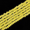 Transparent Glass Beads Strands EGLA-A044-T1mm-MD29-5