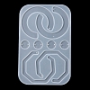 Geometry Pendant & Links Silicone Molds DIY-YW0006-73-1