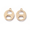 304 Stainless Steel Charms STAS-K215-08G-2