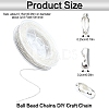 1 Roll Iron Ball Bead Chains CH-YW0002-04S-3