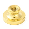 Golden Tone Round Wax Seal Brass Stamp Heads AJEW-Z034-01G-17-3