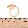 Brass Cuff Open Rings for Women KK-CBA17E5-03G-01-5
