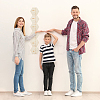Hexagon Wood Measuring Growth Chart Rulers TOOL-WH0136-124B-6