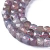 Natural Ruby & Sapphire Beads Strands G-E560-A15-3