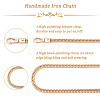 Alloy Chain Bag Handles FIND-WH0038-84G-5