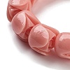 Synthetic Coral Flower Rose Beads Strands CORA-U001-01B-02-3