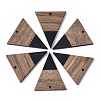 Resin & Walnut Wood Pendants X-RESI-T035-06C-1