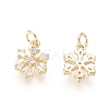 Brass Charms LS-ZIRC-L087-045G-2