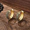 Brass Micro Pave Cubic Zirconia Huggie Hoop Earrings EJEW-R144-004A-NF-5