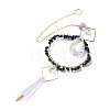 Natural Lapis Lazuli Chips Hanging Ornaments G-Z051-01F-2