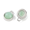 Natural Chrysoprase Pendants G-K372-03P-06-2