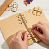 3-Ring Iron Loose Leaf Book Binder Hinged Rings AJEW-CP0009-48B-3