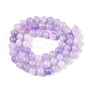 Dyed Natural White Jade Beads Strands G-T138-6mm-210-10-2