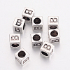 Tibetan Style Alloy European Beads LS-X-MPDL-R037-B-NR-1