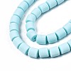 Handmade Polymer Clay Beads Strands CLAY-ZX006-01-72-6