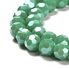Electroplate Opaque Glass Beads Strands EGLA-A035-P8mm-A13-3