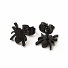 Halloween Spider 304 Stainless Steel Stud Earrings for Women EJEW-B019-01EB-2