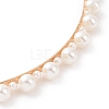 Plastic Imitation Pearls Hair Bands OHAR-PW0007-19H-3