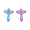 Ion Plating(IP) 201 Stainless Steel Pendants STAS-N098-104M-1