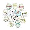 Flatback Glass Cabochons GGLA-S034-25x18-007-1