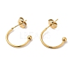 304 Stainless Steel Stud Earring EJEW-H134-02A-G-1