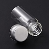(Defective Closeout Sale: Slightly Concave Cap) Glass Bottles AJEW-XCP0001-95B-4