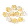 Imitation Pearl Acrylic Beads OACR-T004-15mm-15-1