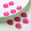 Transparent Frosted Acrylic Pendants MACR-S371-02A-706-6
