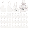 DIY Blank Wine Glass Charm Making Kit DIY-FG0004-59A-1