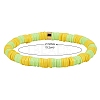 Handmade Polymer Clay Heishi Beads Stretch Bracelets Sets BJEW-JB05902-07-2