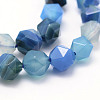Natural Striped Agate/Banded Agate Beads Strands G-F523-03E-8mm-3