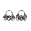 Bat 316 Surgical Stainless Steel Hoop Earrings X-EJEW-G416-31AS-4