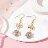 Glass Star Dangle Earrings EJEW-JE05548-04-2