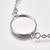 Tarnish Resistant 304 Stainless Steel Bracelet Making STAS-L248-006P-B-2