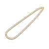 Clear Cubic Zirconia Classic Tennis Necklace for Girl Women Gift NJEW-A005-03G-1
