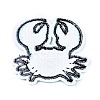 Crab Shape Computerized Embroidery Cloth Iron on/Sew on Patches DIY-M006-07-2