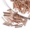 Electroplate Glass Bugle Beads SEED-S043-02C-03-1