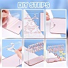 2 Sets Acrylic Earring Display Stands EDIS-PH0001-91-WH-4
