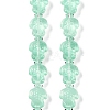 Transparent Glass Enamel Beads Strands GLAA-B021-06E-1